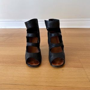 Chie Mihara Cutout Leather Booties